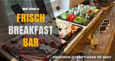Frisch Breakfast Bar Hours: When to Enjoy Your Morning Meal