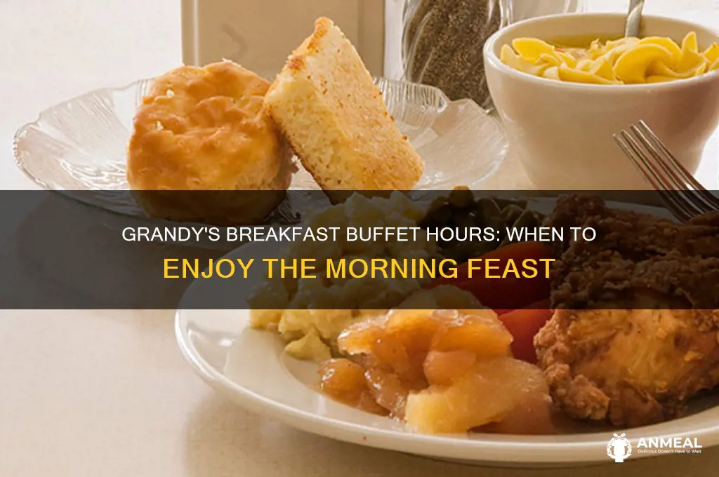 what hours is grandys breakfast buffet