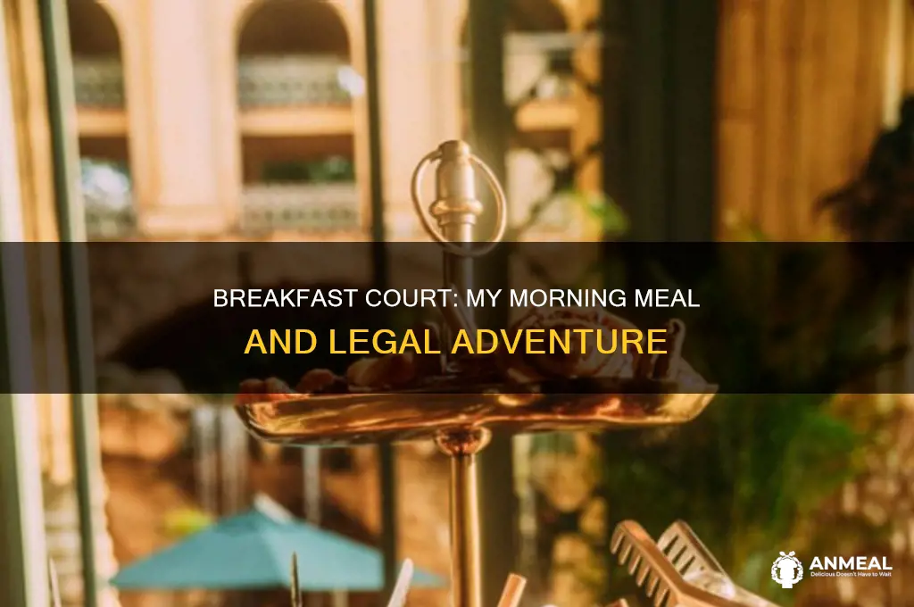what i ate for breakfast court