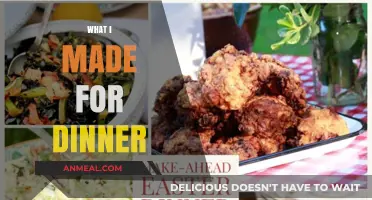 Delicious Homemade Dinner: Tonight's Creative Culinary Adventure Unveiled