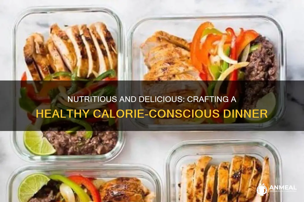 what ia healthy calorie dinner