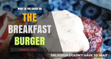 Unveiling the Secret Sauce on the Breakfast Burger: A Flavorful Twist
