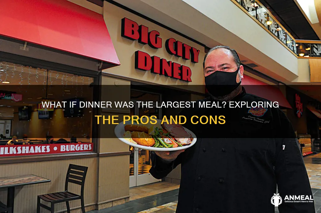 what if dinner was the largest