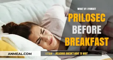 Forgot Prilosec Before Breakfast? What to Do Next and Tips