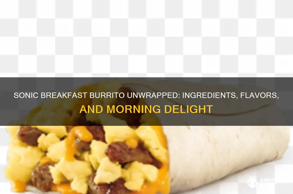 what in a sonic breakfast burrito