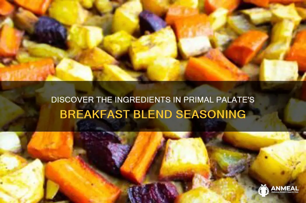what in primal palate breakfast blend