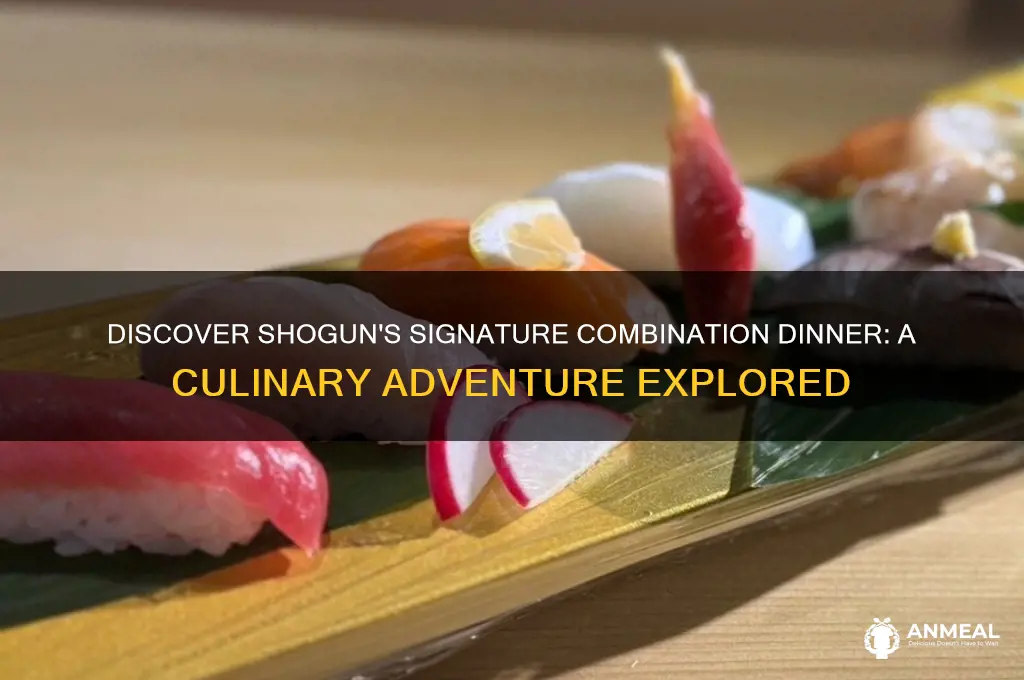 what in the combonation dinner at shogun
