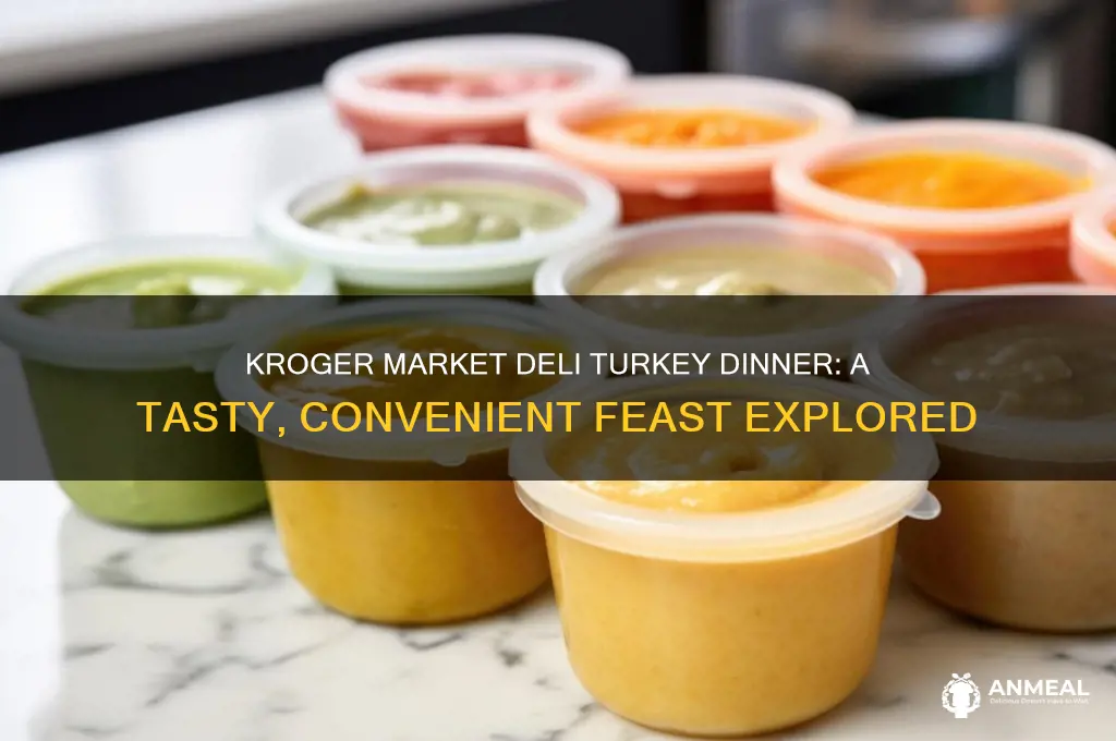 what in the kroger market deli turkey dinner