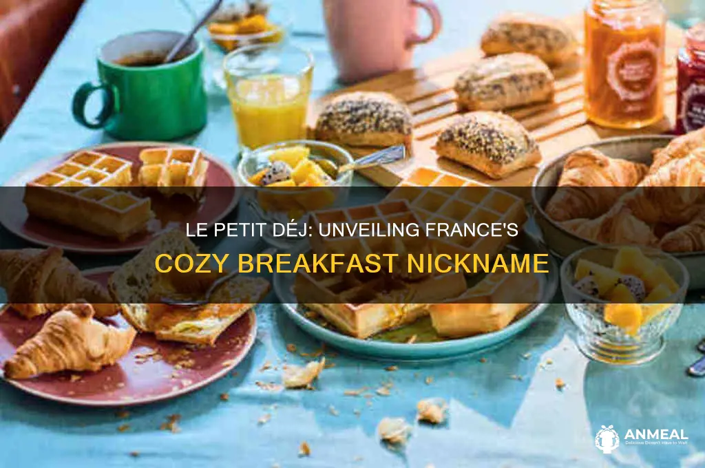what informal name do the french use for breakfast