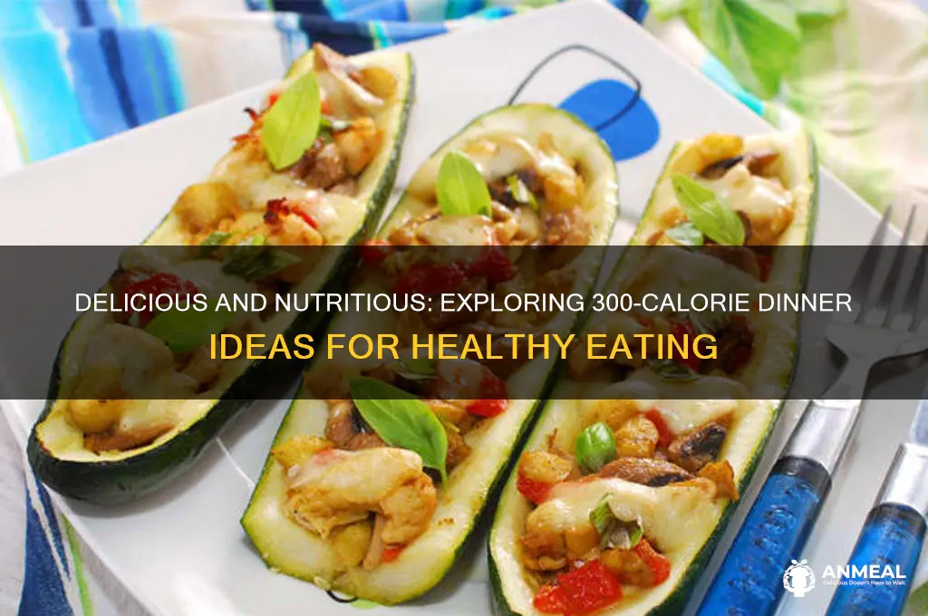 what is a 300 calorie dinner