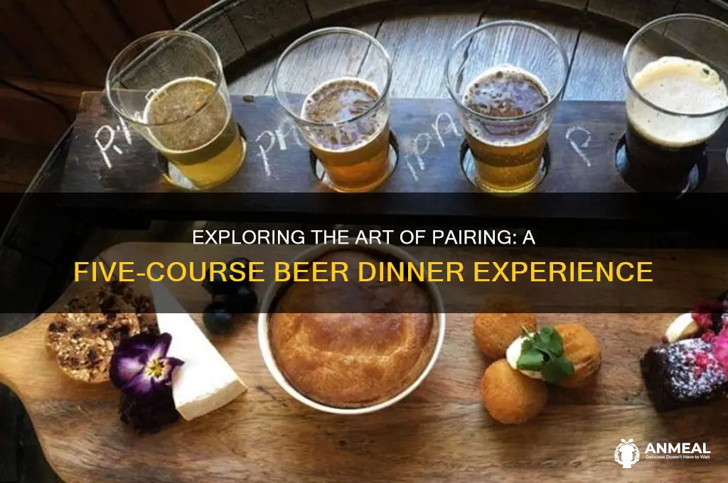 what is a 5 course beer dinner