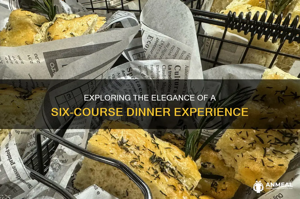 what is a 6 course dinner