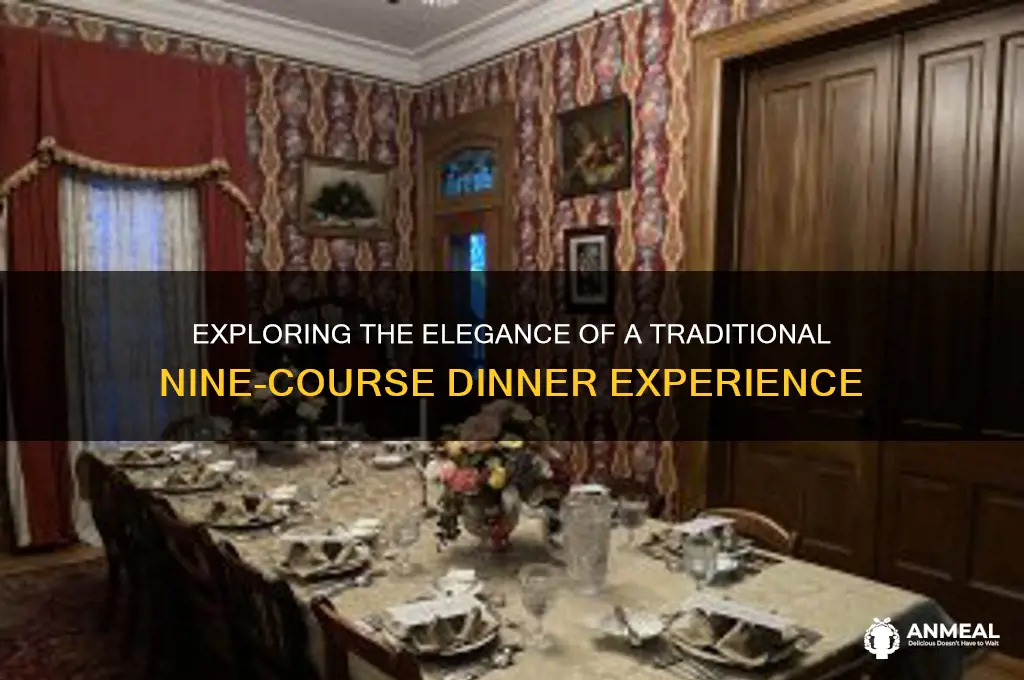 what is a 9 course dinner