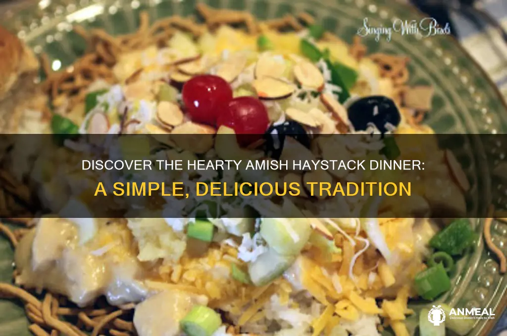 what is a amish haystack dinner