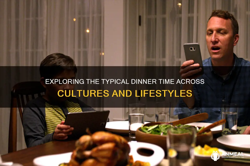 what is a average dinner time