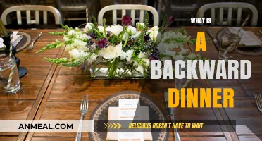 Unconventional Dining: Exploring the Concept of Backwards Dinner