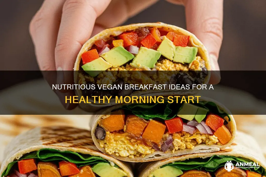 what is a balanced vegan breakfast