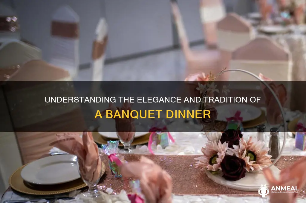 what is a banquet dinner