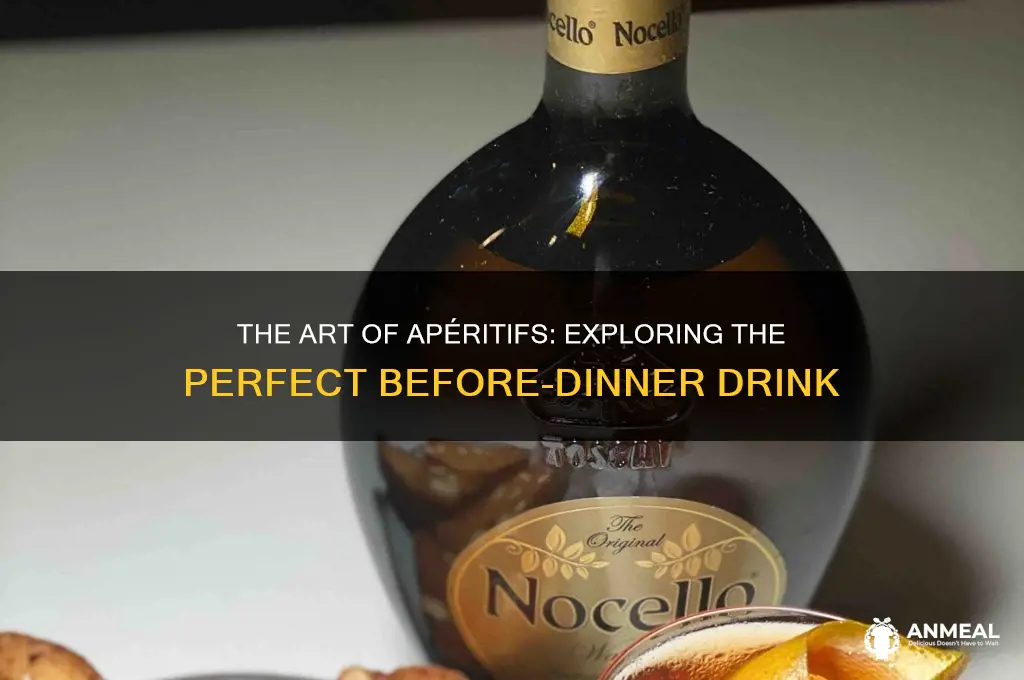 what is a before dinner drink called