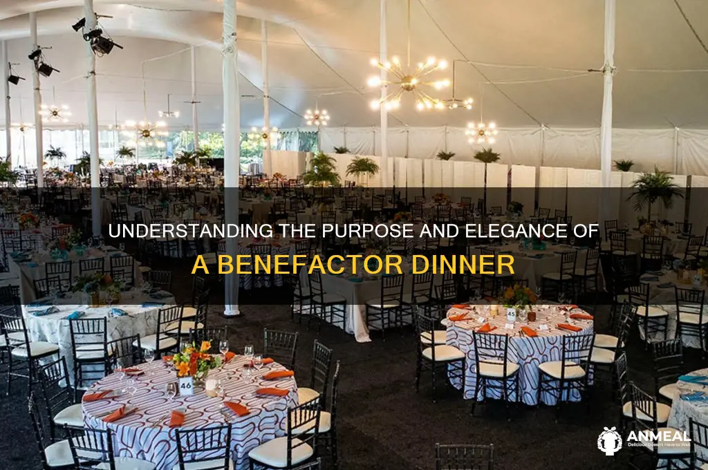 what is a benefactor dinner