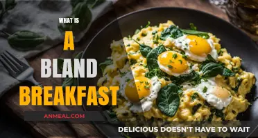 Understanding the Concept of a Bland Breakfast: Simple, Mild, and Gentle