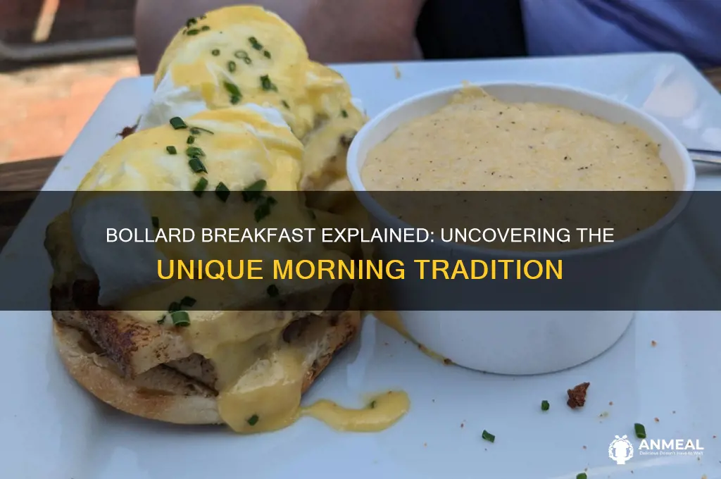what is a bollard breakfast