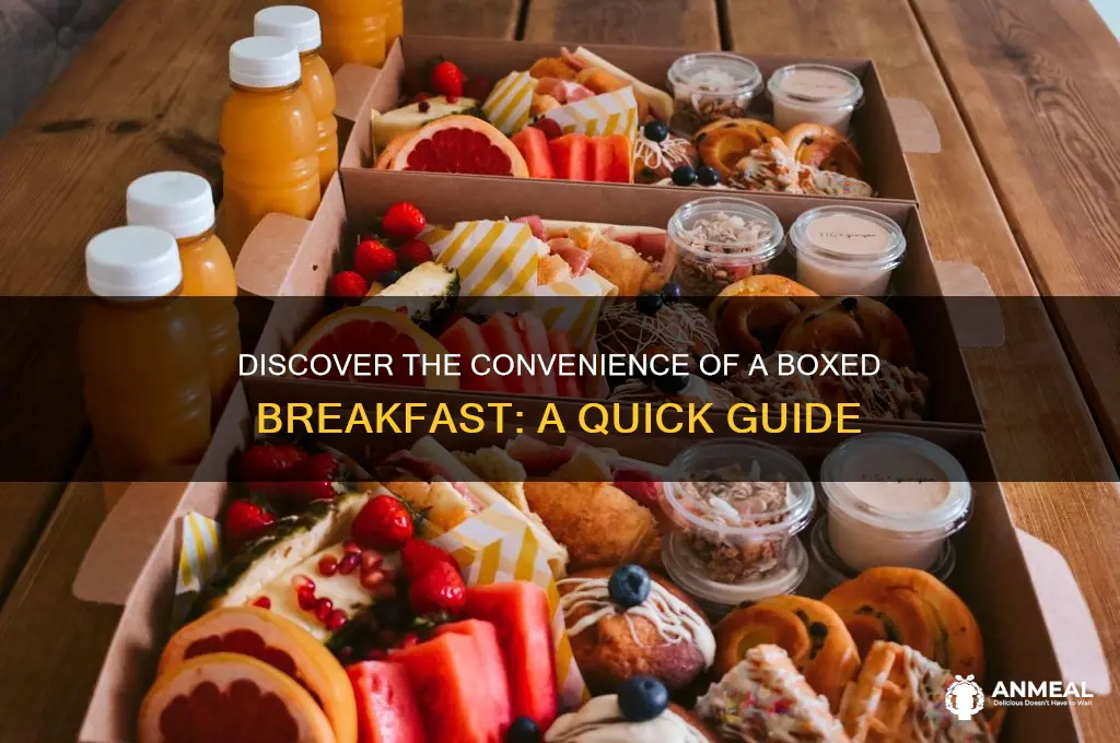 what is a boxed breakfast