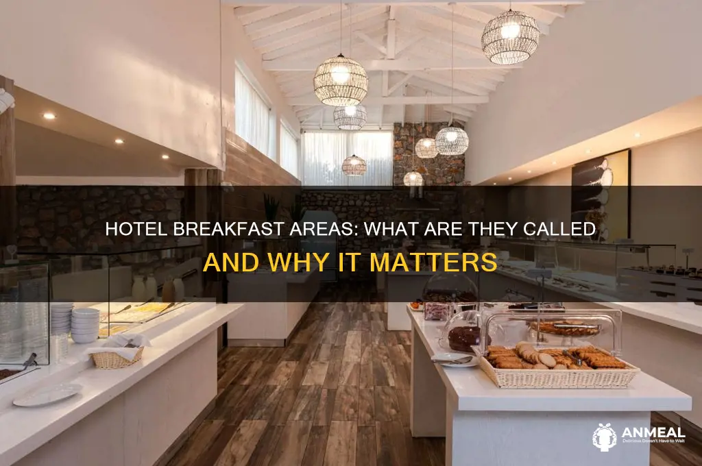 what is a breakfast are at a hotel called