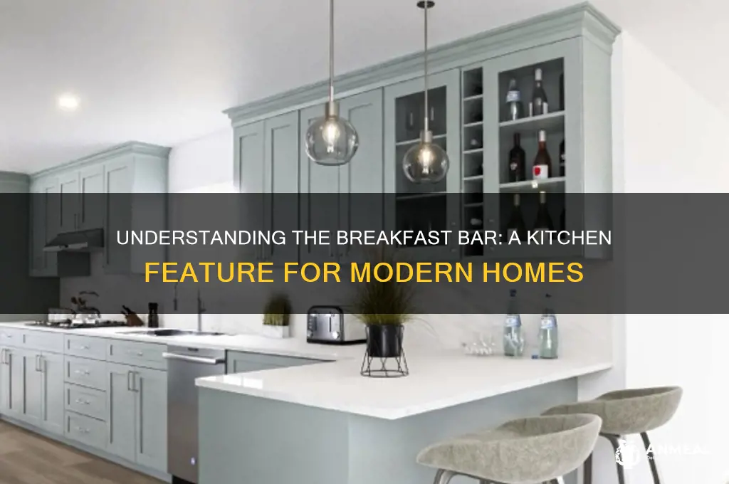what is a breakfast bar in a house