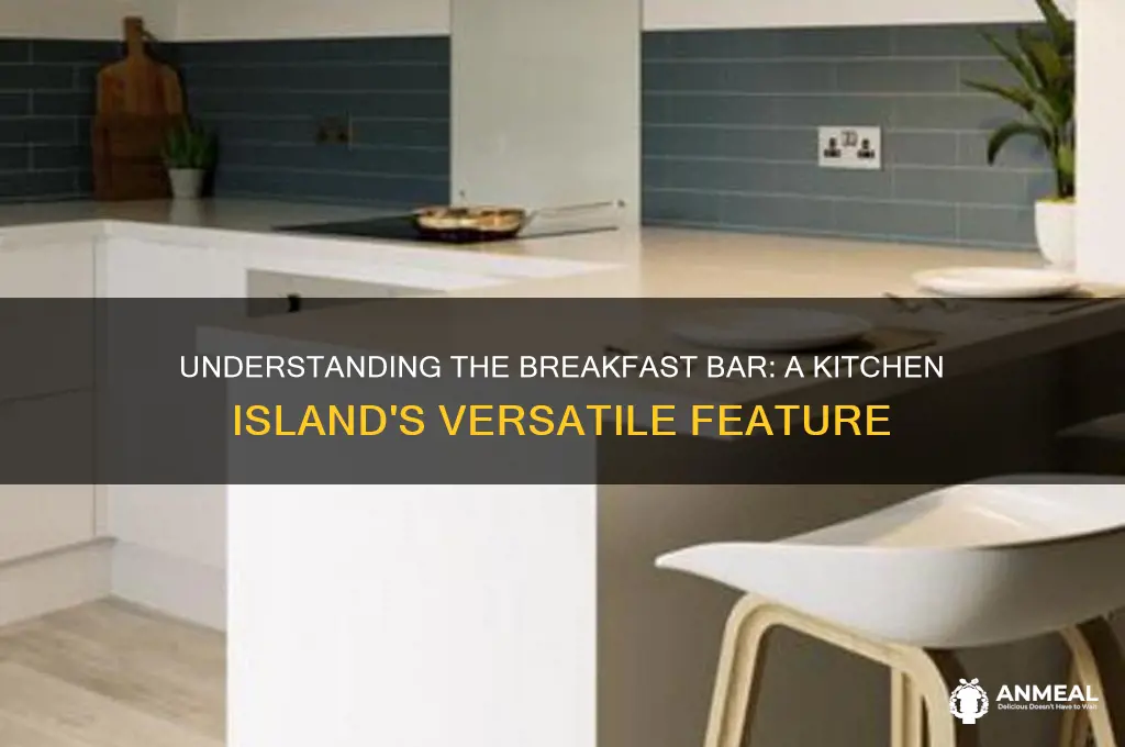 what is a breakfast bar in a kitchen