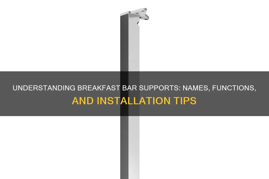 what is a breakfast bar support called