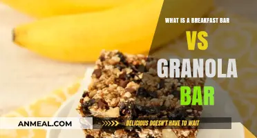 Breakfast Bar vs. Granola Bar: Key Differences and Best Uses