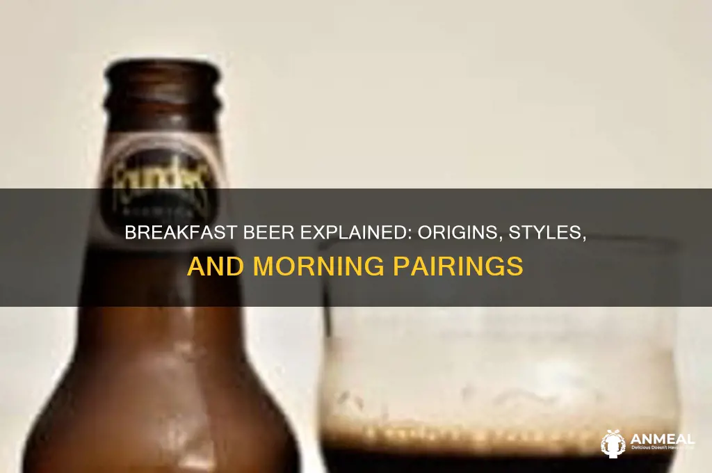 what is a breakfast beer