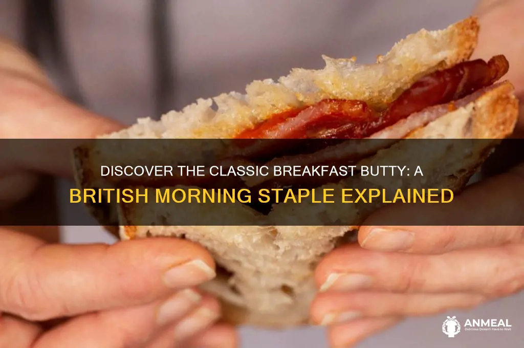 what is a breakfast butty