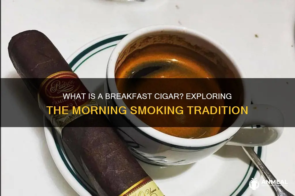 what is a breakfast cigar