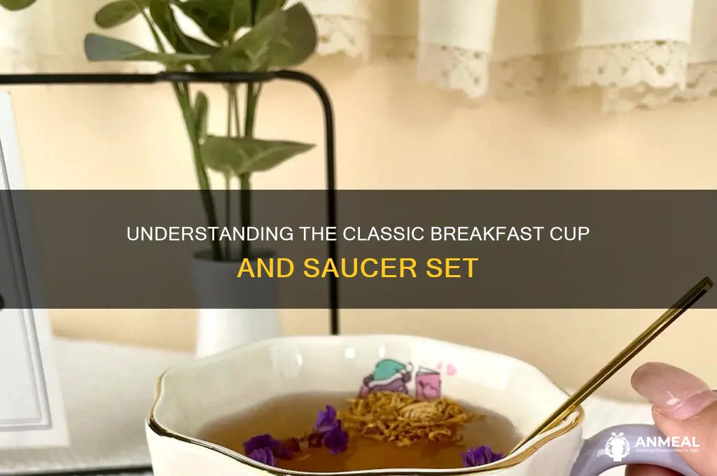 what is a breakfast cup and saucer