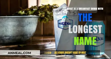 Unveiling the Longest Named Breakfast Beverage: A Surprising Morning Discovery