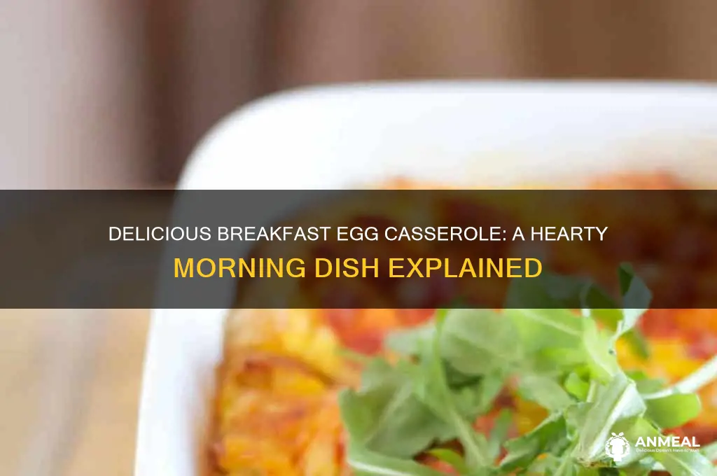 what is a breakfast egg casserole
