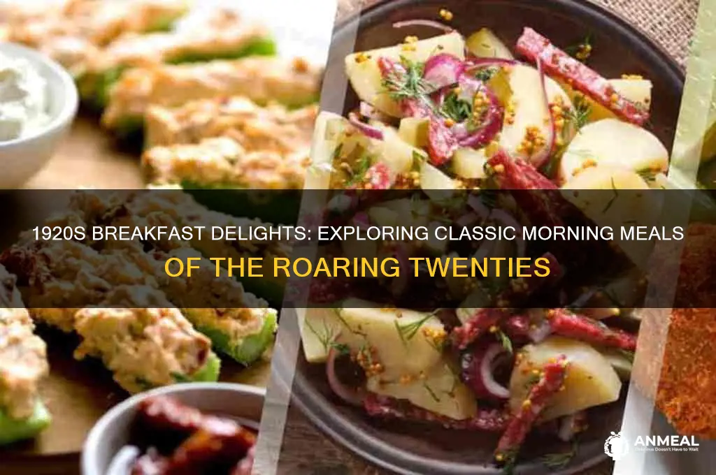 what is a breakfast food in 1920s