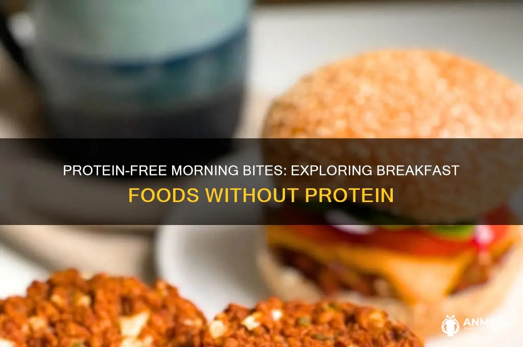 what is a breakfast food that has no protein