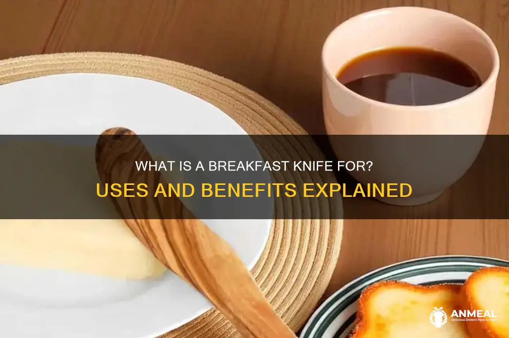 what is a breakfast knife for
