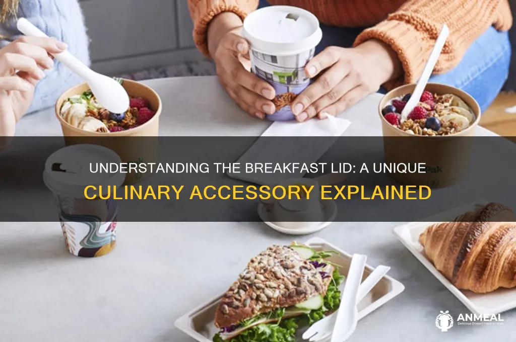 what is a breakfast lid