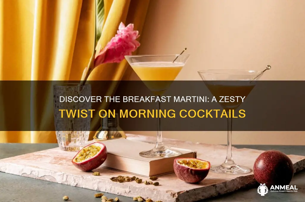 what is a breakfast martini