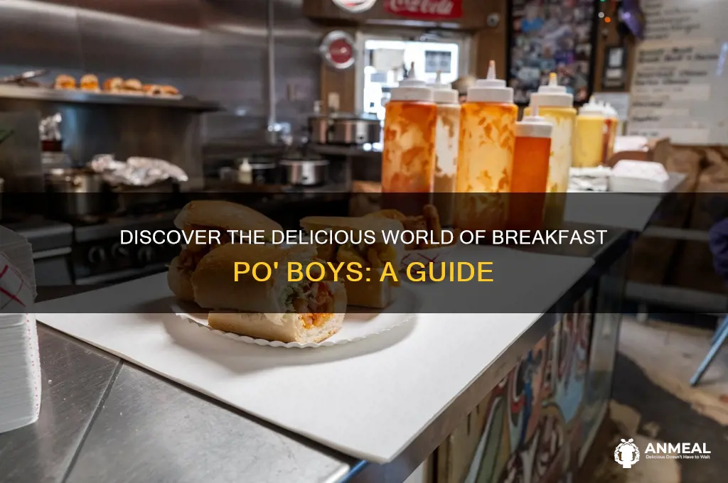 what is a breakfast poboys