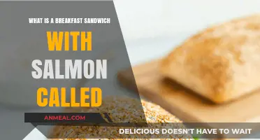 Delicious Breakfast Sandwich: What's the Name for Salmon-Filled Delight?