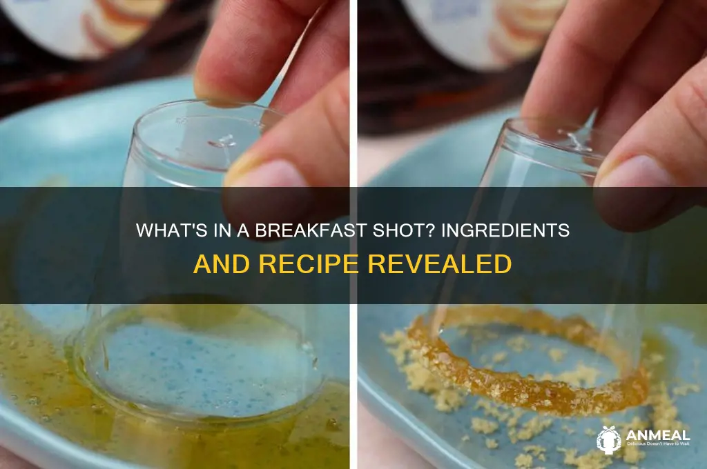 what is a breakfast shot made of