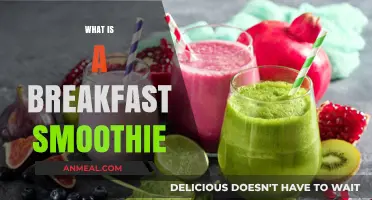 What is a Breakfast Smoothie? A Quick, Healthy Morning Boost