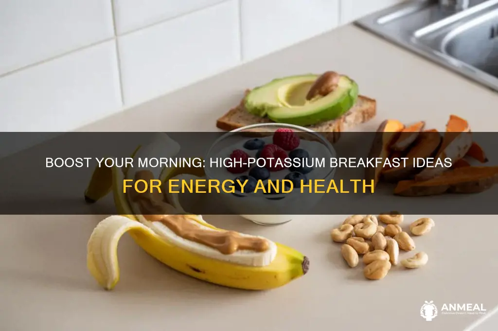 what is a breakfast with high potassium