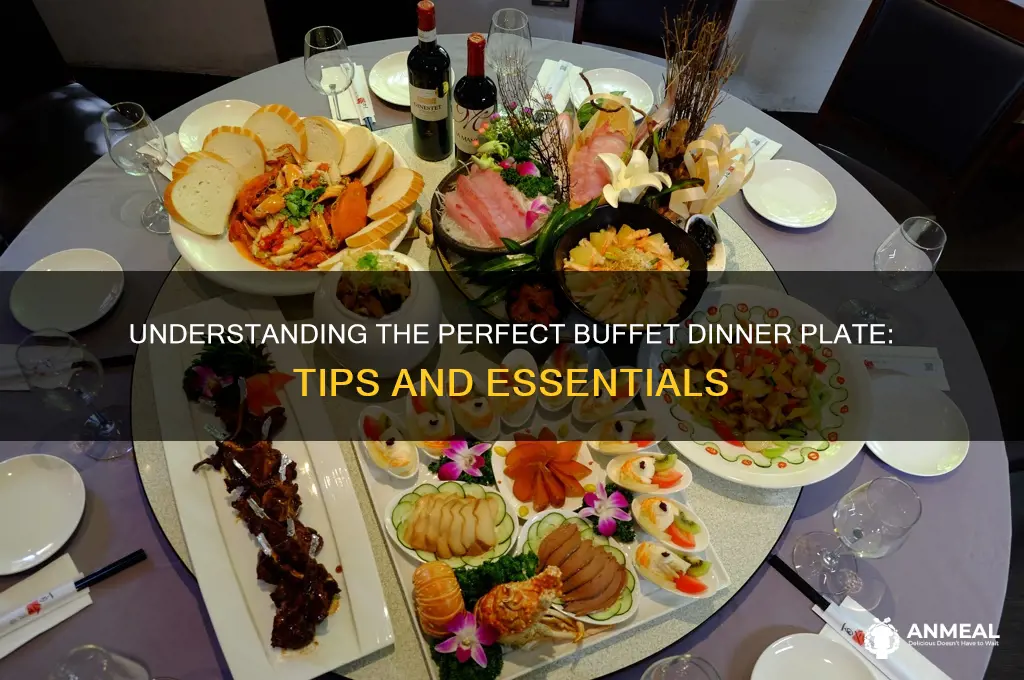 what is a buffet dinner plate