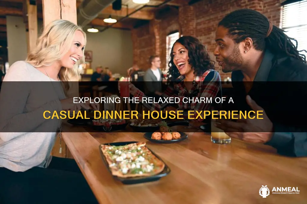 what is a casual dinner house experience